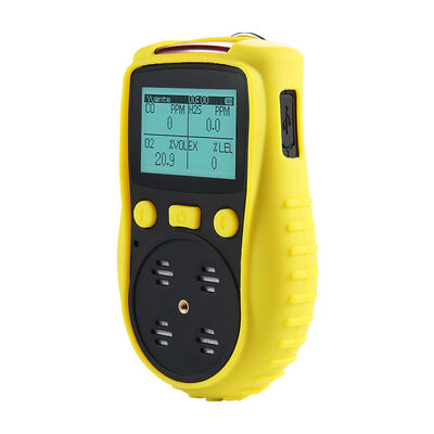 4 In 1 Portable Gas Detector with Electrochemical Sensor and IP65 Protection for Industrial Safety